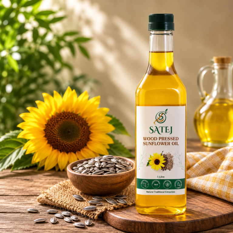 Wood Pressed Sunflower Oil
