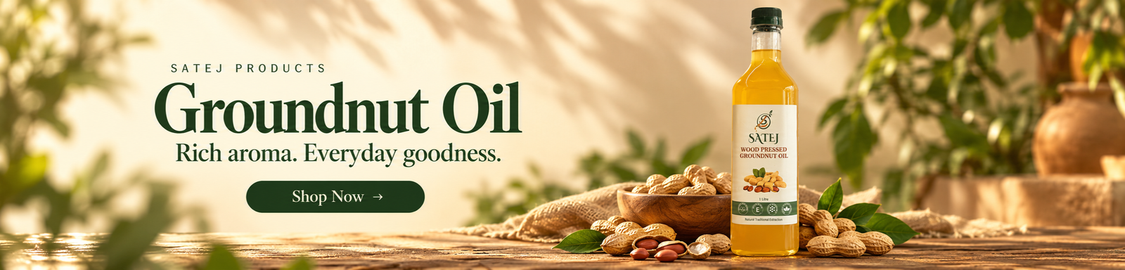 Satej groundnut oil