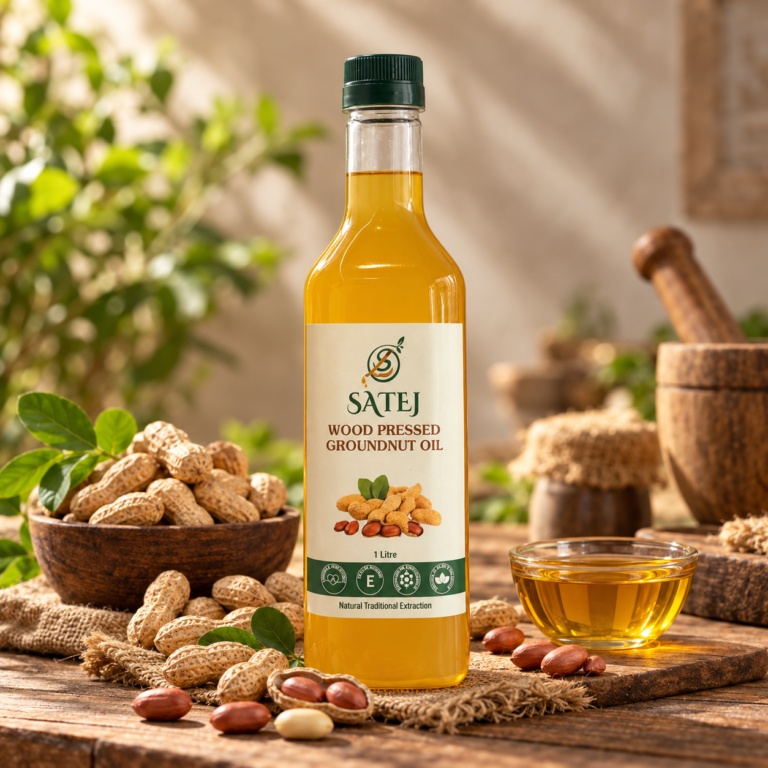 Wood Pressed Groundnut Oil