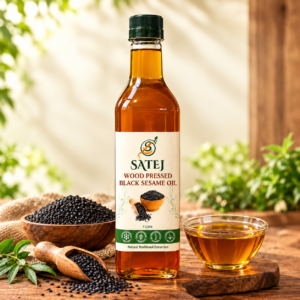 Wood Pressed Black Sesame Oil