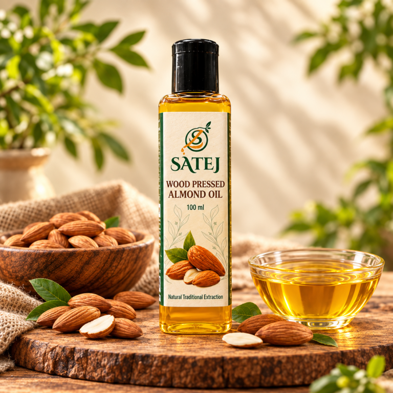 Wood Pressed Almond Oil